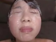 Asian Bukkake Facial Gangbang Hardcore 