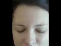 Amateur Babe Facial POV Blowjob 