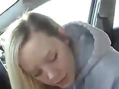 Amateur Babe Blonde Blowjob Cum in mouth 