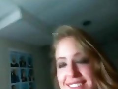 Amateur Blonde Cumshot Facial 