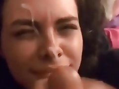 Amateur Cumshot Facial 