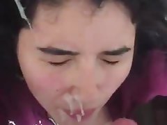 Cumshot Facial Handjob 