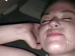 Amateur Cumshot Facial Homemade Girlfriend 