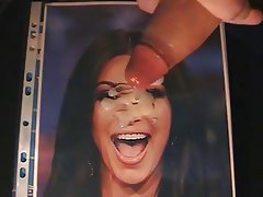 Cumshot Celebrity Brunette Facial 