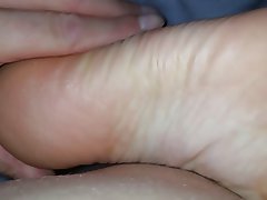 Amateur Foot Fetish Close Up Massage 